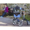 Image of EV Rider Move X Easy Compact 4 Wheel Rollator Ready to Travel View