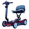 Image of EV Rider Transport AF 4W Folding Mobility Scooter Metallic Red View