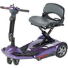 Image of EV Rider Transport M Folding Scooter Plum Color Side View