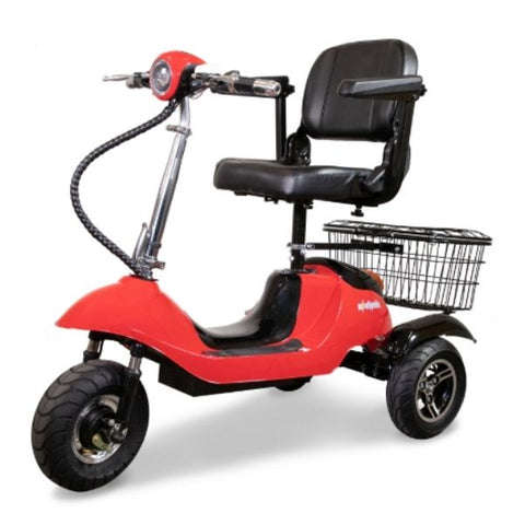 EWheels EW-20 Electric 3-Wheel Scooter Red Left View
