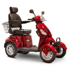 EWheels EW-46 Electric 4-Wheel Scooter Red Right View