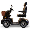 Image of EWheels EW-88 Dual Seat Scooter Black Side View