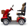 Image of EWheels EW-88 Dual Seat Scooter Red Left View