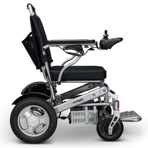 EWheels EW-M45 Folding Power Wheelchair Side View