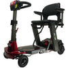 Image of Enhance Mobility MOJO Automatic Folding Scooter Red Side Front View