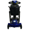 Image of Enhance Mobility Mojo Folding Scooter Blue Headlight View