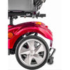 Image of FreeRider USA FR510FII 4 Wheel Bariatric Scooter 500lbs Rear Wheel View