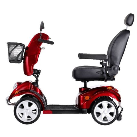 FreeRider USA FR 510F II 4 Wheel Bariatric Scooter Side View