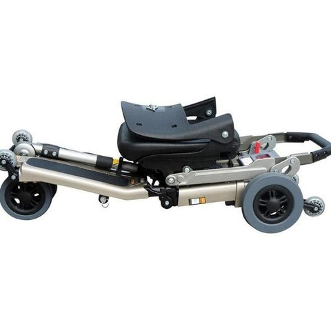 FreeRider USA Luggie Deluxe 4 Wheel Folding Travel Scooter Folding View