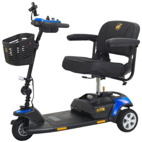 Golden Technologies Buzzaround XL 3-Wheel Mobility Scooter GB121B-STD Blue Color View 