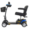 Image of Golden Technologies Buzzaround XLS-HD 4-Wheel Mobility Scooter GB124A-SHZ Blue Color Right Side View