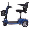 Image of Golden Technologies Companion 3-Wheel Full Size Scooter GC340C Blue Color Side 
