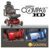 Image of Golden Technologies Compass HD Bariatric Power Chair GP620M Shourd Color View