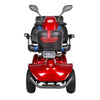 Image of Green Transporter LoveBird Two Seat Mobility Scooter Red Front View