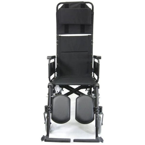 Karman Healthcare KM-5000-TP Reclining Wheelchair Front View