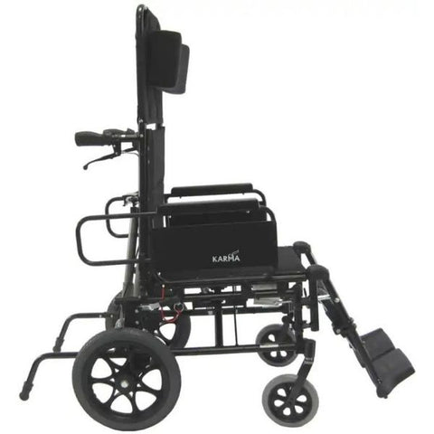Karman Healthcare KM-5000-TP Reclining Wheelchair Side View