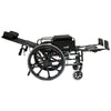 Image of Karman KM5000F Recliner Wheelchair Adjustable Headrest and Footrest View