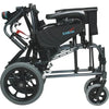 Image of Karman MVP-502-TP Reclining Wheelchair Folded Side View