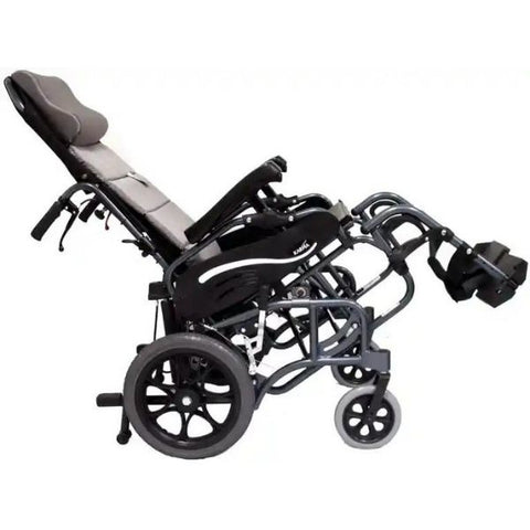Karman VIP-515-TP Tilt-in-Space Wheelchair Backrest and Footrest Side View