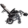 Image of Karman VIP-515-TP Tilt-in-Space Wheelchair Backrest and Footrest Side View