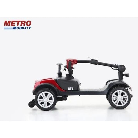 M1 Portal 4-Wheel Mobility Scooter Red Folded View