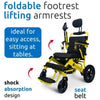 Image of Majestic IQ-8000 Remote Controlled Electric Wheelchair with Recline Shock Absorption Design