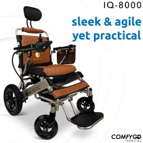 Majestic IQ-8000 Remote Controlled Electric Wheelchair with Recline Sleek and Agile yet Practical