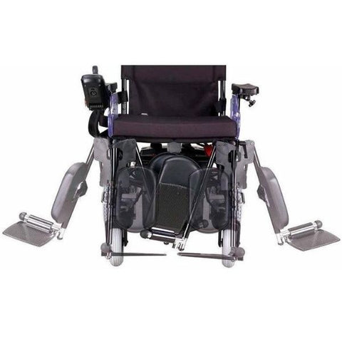 Merits Health P183 Travel-Ease Folding Electric Wheelchair Swing Away Footrests