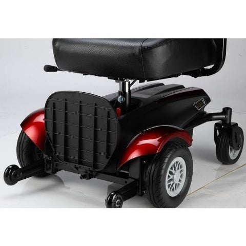Merits Health P322 Vision CF Compact Electric Wheelchair Footplate View