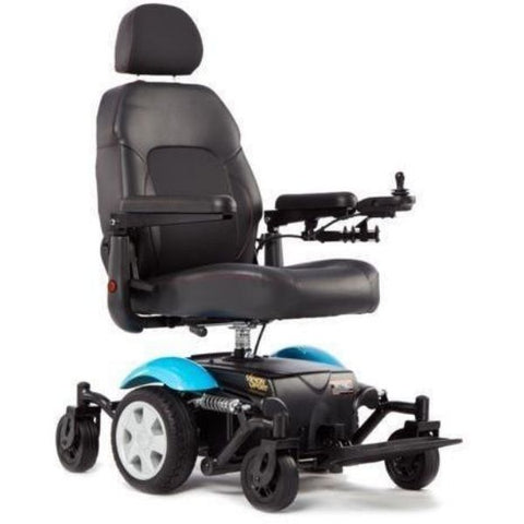 Merits Health P326A Vision Sport Electric Wheelchair Blue Right View