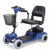 Image of Merits Health S549 Mini-Coupe 4 Wheel Scooter Blue Front View