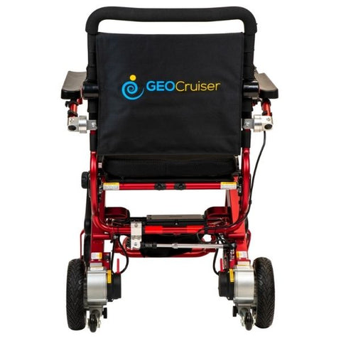 Pathway Mobility Geo-Cruiser LX Power Wheelchair Red Back View