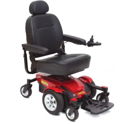 Pride Jazzy Select 6 Power Chair Red Right View