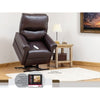 Image of Pride Mobility Essential Collection Lift Chair Lexis Sta Kleen Chesnut Standing View