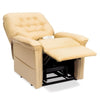 Image of Pride Mobility Heritage Collection 3-Position Lift Chair LC-358 Buff Ultraleather Split-T Back View