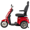 Image of Pride Baja Raptor 2 Mobility Scooter Candy Apple Red Color Left Side View 