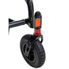Image of Pride Jazzy Carbon Travel Lite Power Chair Front Caster View