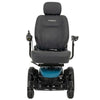Image of Pride Jazzy EVO 613 Power Wheelchair Iceberg Blue Front View