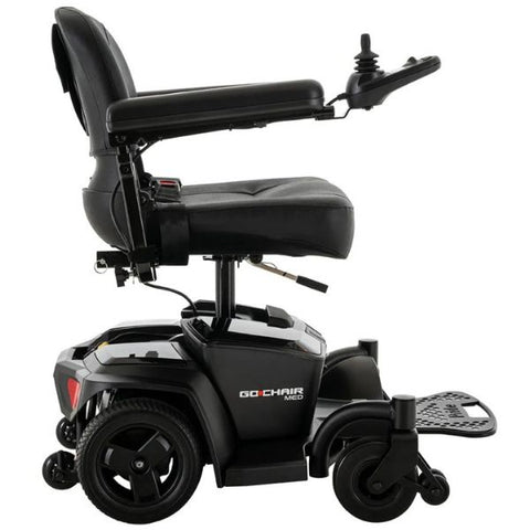 Pride Mobility Go-Chair MED Portable Power Chair Side View 