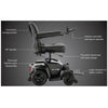 Image of Pride Mobility Go-Chair MED Portable Power Chair Features