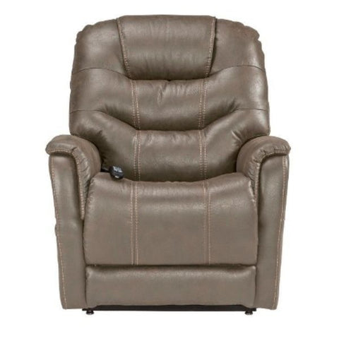 Pride Mobility Viva Lift Elegance Infinite-Position Lift Chair PLR-975M Badlands Mushroom Seat View