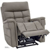 Image of Pride Mobility Viva Lift Ultra Infinite-Position Lift Chair PLR-4955 Capriccio Dove Color Leg Rest lifted View