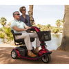 Image of Pride Victory 10 3-Wheel Scooter SC610 Side View with Passenger