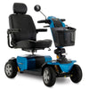 Image of Pride Victory LX Sport 4-Wheel Scooter S710LXW Blue Front View