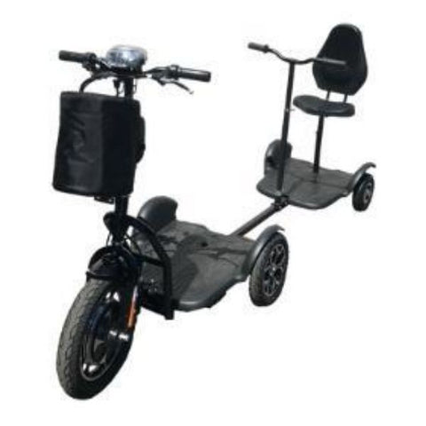 RMB EV Multi Point Scooter With Tag a Long Trailer Front View