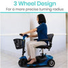 Image of ViVe Health 3 Wheel Mobility Scooter 3 Wheel Design View