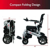Image of Zip'r Transport Pro Folding Electric Wheelchair Compact Folding Design View