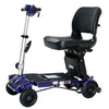 Image of iLiving i3 Blue 18 Inch Deluxe Seat Folding Electric Mobility Scooter