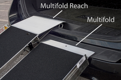 PVI Multifold Reach Ramp Separates into Two Pieces for Easy Carrying View
