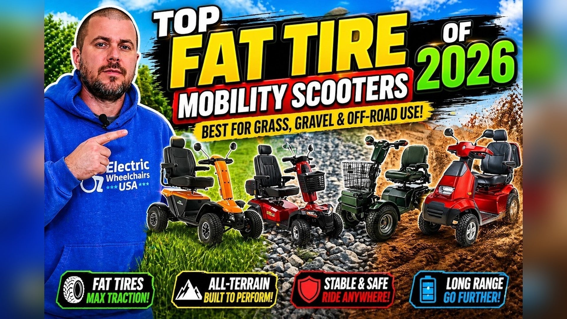 Top Fat Tire Mobility Scooters of 2026: The Best Picks for Grass, Grav ...
